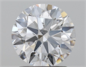 Natural Diamond 1.72 Carats, Round with Excellent Cut, D Color, VS2 Clarity and Certified by GIA