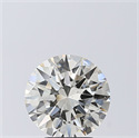 Natural Diamond 3.01 Carats, Round with Excellent Cut, I Color, SI1 Clarity and Certified by GIA