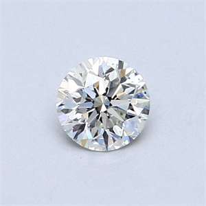 Picture of Natural Diamond 0.44 Carats, Round with Very Good Cut, I Color, SI1 Clarity and Certified by GIA