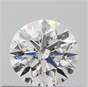 Natural Diamond 0.40 Carats, Round with Very Good Cut, D Color, SI2 Clarity and Certified by GIA