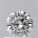 Natural Diamond 0.40 Carats, Round with Excellent Cut, D Color, VS2 Clarity and Certified by GIA