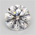 Natural Diamond 0.44 Carats, Round with Excellent Cut, H Color, VVS1 Clarity and Certified by GIA