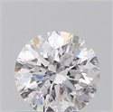 Natural Diamond 0.40 Carats, Round with Very Good Cut, E Color, I1 Clarity and Certified by GIA