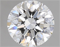 Natural Diamond 1.70 Carats, Round with Excellent Cut, E Color, VS1 Clarity and Certified by GIA