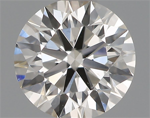 Picture of Natural Diamond 0.54 Carats, Round with Excellent Cut, H Color, VS2 Clarity and Certified by IGI