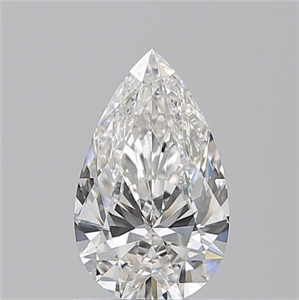 Picture of Natural Diamond 1.07 Carats, Pear with  Cut, G Color, IF Clarity and Certified by GIA