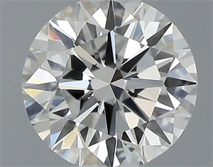 Picture of Natural Diamond 0.40 Carats, Round with Excellent Cut, I Color, VS1 Clarity and Certified by GIA