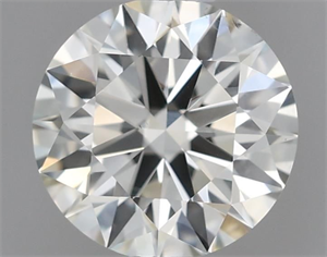 Picture of Natural Diamond 0.51 Carats, Round with Excellent Cut, I Color, SI1 Clarity and Certified by IGI