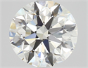 Natural Diamond 2.01 Carats, Round with Excellent Cut, J Color, VS1 Clarity and Certified by GIA