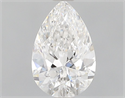 Natural Diamond 0.71 Carats, Pear with  Cut, E Color, VS1 Clarity and Certified by GIA