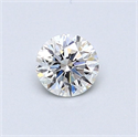 Natural Diamond 0.44 Carats, Round with Very Good Cut, F Color, VS2 Clarity and Certified by GIA