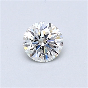 Picture of Natural Diamond 0.44 Carats, Round with Very Good Cut, F Color, VS2 Clarity and Certified by GIA