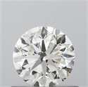 Natural Diamond 0.63 Carats, Round with Very Good Cut, K Color, I1 Clarity and Certified by GIA