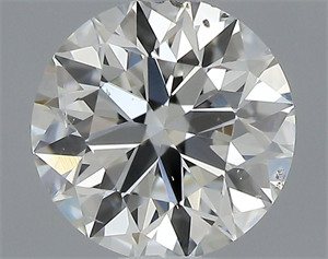 Picture of Natural Diamond 0.50 Carats, Round with Excellent Cut, I Color, SI2 Clarity and Certified by GIA