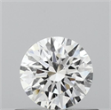 Natural Diamond 0.40 Carats, Round with Excellent Cut, H Color, VS2 Clarity and Certified by IGI