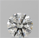 Natural Diamond 2.06 Carats, Round with Excellent Cut, J Color, IF Clarity and Certified by GIA