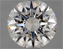 Natural Diamond 1.23 Carats, Round with Excellent Cut, D Color, VVS2 Clarity and Certified by GIA