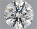 Natural Diamond 0.53 Carats, Round with Excellent Cut, I Color, SI1 Clarity and Certified by IGI