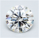 Natural Diamond 1.50 Carats, Round with Excellent Cut, F Color, SI1 Clarity and Certified by GIA