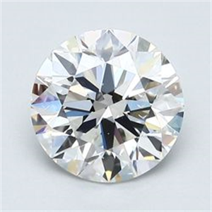 Picture of Natural Diamond 1.50 Carats, Round with Excellent Cut, F Color, SI1 Clarity and Certified by GIA