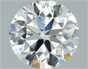 Natural Diamond 2.50 Carats, Round with Excellent Cut, H Color, VVS2 Clarity and Certified by GIA