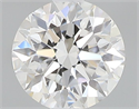 Natural Diamond 0.40 Carats, Round with Very Good Cut, D Color, VVS1 Clarity and Certified by GIA