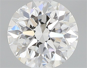 Picture of Natural Diamond 0.40 Carats, Round with Very Good Cut, D Color, VVS1 Clarity and Certified by GIA