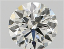 Natural Diamond 0.50 Carats, Round with Excellent Cut, I Color, SI1 Clarity and Certified by GIA