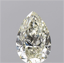 Natural Diamond 1.00 Carats, Pear with  Cut, K Color, VVS1 Clarity and Certified by IGI