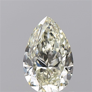 Picture of Natural Diamond 1.00 Carats, Pear with  Cut, K Color, VVS1 Clarity and Certified by IGI