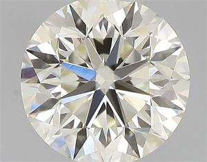 Picture of Natural Diamond 0.50 Carats, Round with Very Good Cut, I Color, VVS2 Clarity and Certified by IGI