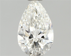 Picture of Natural Diamond 0.82 Carats, Pear with  Cut, H Color, IF Clarity and Certified by GIA