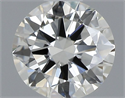 Natural Diamond 0.40 Carats, Round with Very Good Cut, J Color, VVS1 Clarity and Certified by GIA