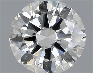 Picture of Natural Diamond 0.40 Carats, Round with Very Good Cut, J Color, VVS1 Clarity and Certified by GIA