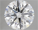 Natural Diamond 2.09 Carats, Round with Excellent Cut, E Color, VS1 Clarity and Certified by GIA