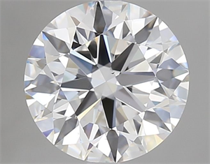 Picture of Natural Diamond 2.09 Carats, Round with Excellent Cut, E Color, VS1 Clarity and Certified by GIA