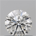 Natural Diamond 0.51 Carats, Round with Very Good Cut, H Color, I1 Clarity and Certified by GIA