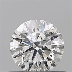 Picture of Natural Diamond 0.51 Carats, Round with Very Good Cut, H Color, I1 Clarity and Certified by GIA