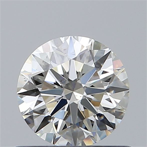 Picture of Natural Diamond 0.60 Carats, Round with Excellent Cut, K Color, SI1 Clarity and Certified by GIA