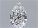 Natural Diamond 0.70 Carats, Pear with  Cut, D Color, VS2 Clarity and Certified by GIA