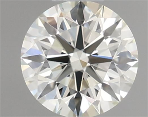 Picture of Natural Diamond 0.40 Carats, Round with Excellent Cut, J Color, IF Clarity and Certified by IGI