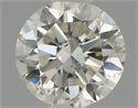 Natural Diamond 0.50 Carats, Round with Good Cut, H Color, SI1 Clarity and Certified by IGI