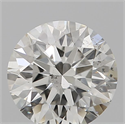 Natural Diamond 0.54 Carats, Round with Excellent Cut, J Color, SI2 Clarity and Certified by GIA