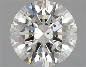 Picture of Natural Diamond 2.02 Carats, Round with Excellent Cut, I Color, SI1 Clarity and Certified by GIA