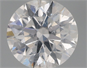 Natural Diamond 0.40 Carats, Round with Excellent Cut, E Color, I1 Clarity and Certified by GIA