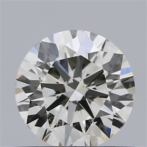 Picture of Natural Diamond 0.50 Carats, Round with Excellent Cut, H Color, SI1 Clarity and Certified by IGI