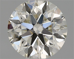 Picture of Natural Diamond 0.50 Carats, Round with Excellent Cut, H Color, SI1 Clarity and Certified by IGI