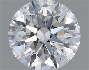 Picture of Natural Diamond 0.41 Carats, Round with Excellent Cut, E Color, SI1 Clarity and Certified by GIA