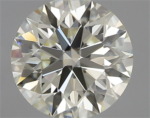 Picture of Natural Diamond 0.44 Carats, Round with Excellent Cut, K Color, VVS1 Clarity and Certified by IGI