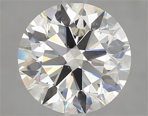 Picture of Natural Diamond 3.50 Carats, Round with Excellent Cut, H Color, VS2 Clarity and Certified by GIA